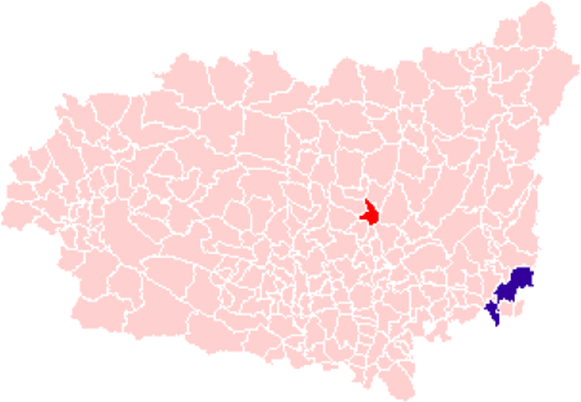 Mapa de León - Sahagún